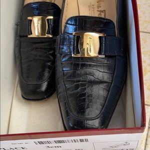 Salvatore Ferragamo Crocodile Leather Shoes